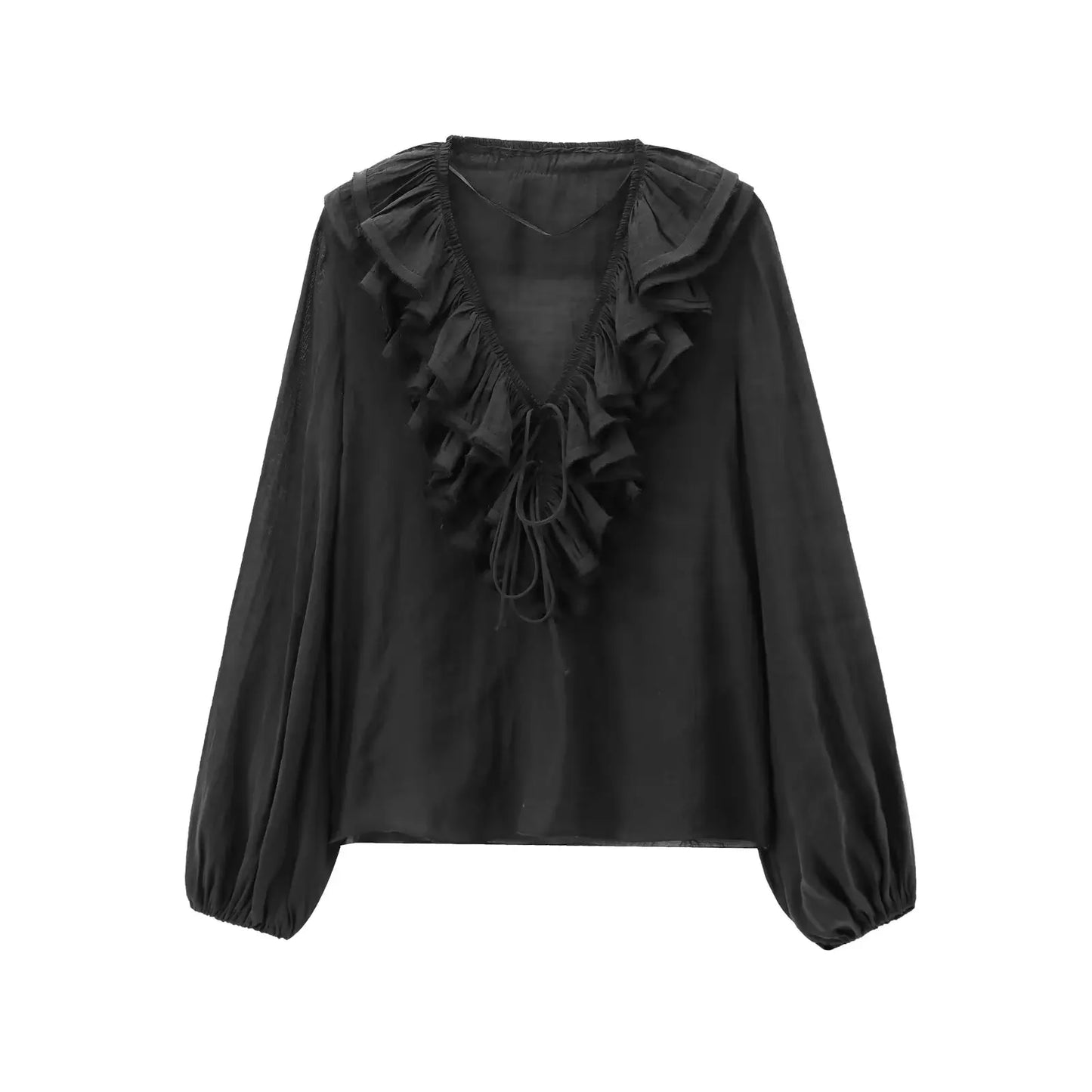 Blouse légère manches longues