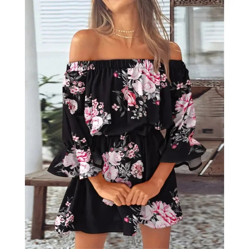Robe à manches longues décontractée