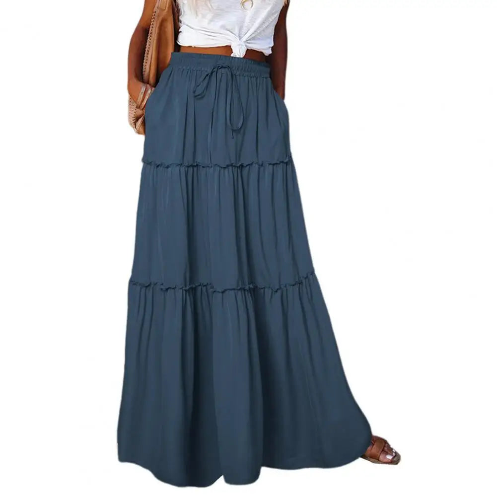 Jupe trapèze taille haute