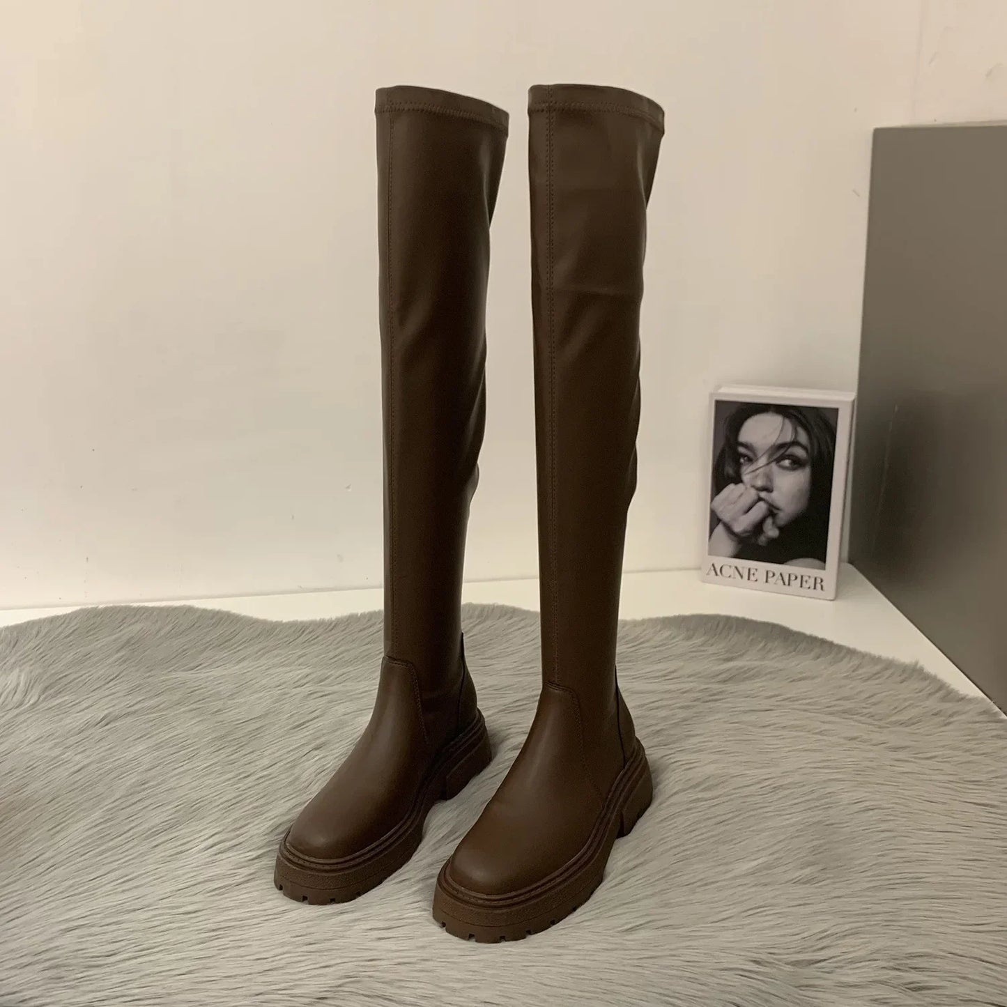 cuissardes talons compensées