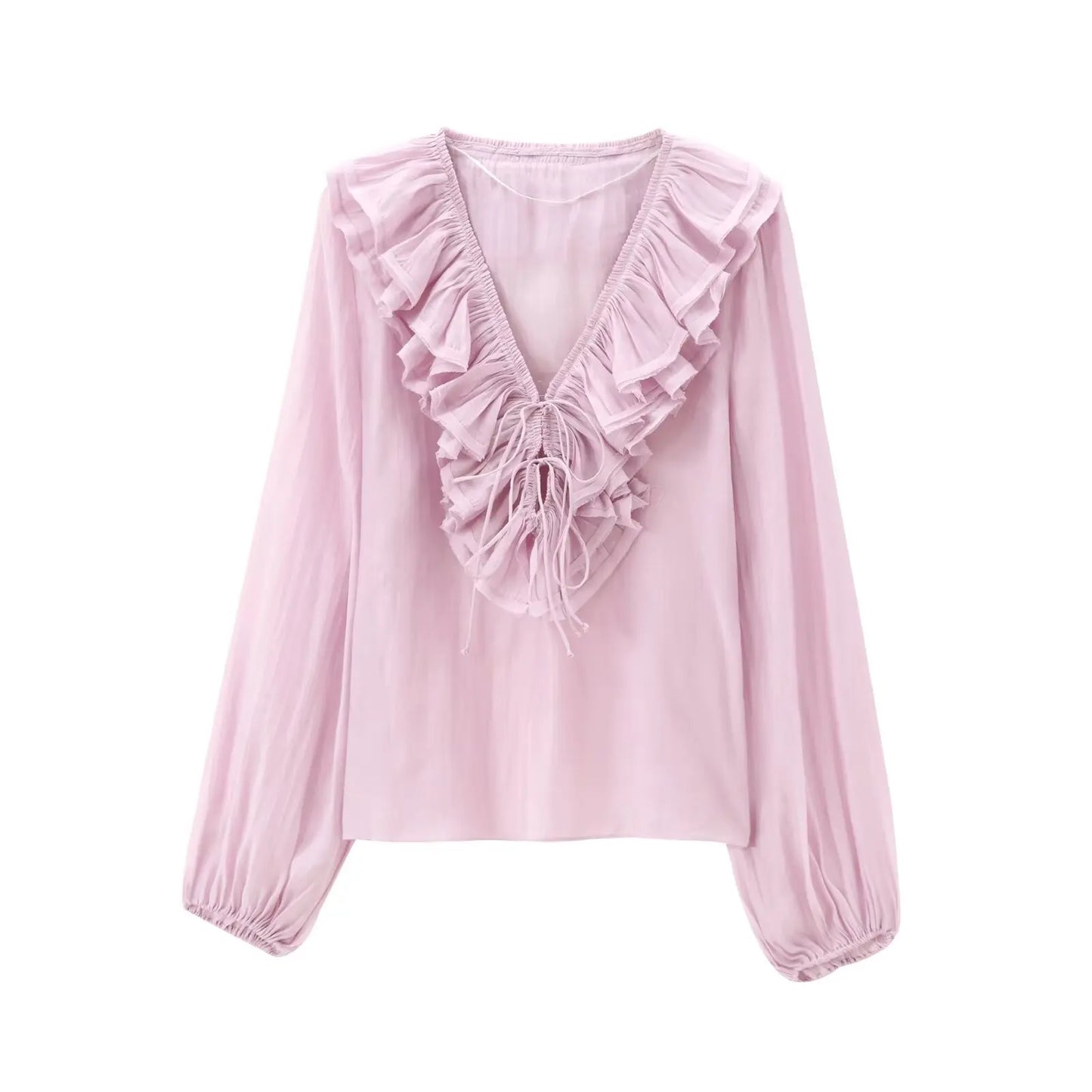 Blouse légère manches longues