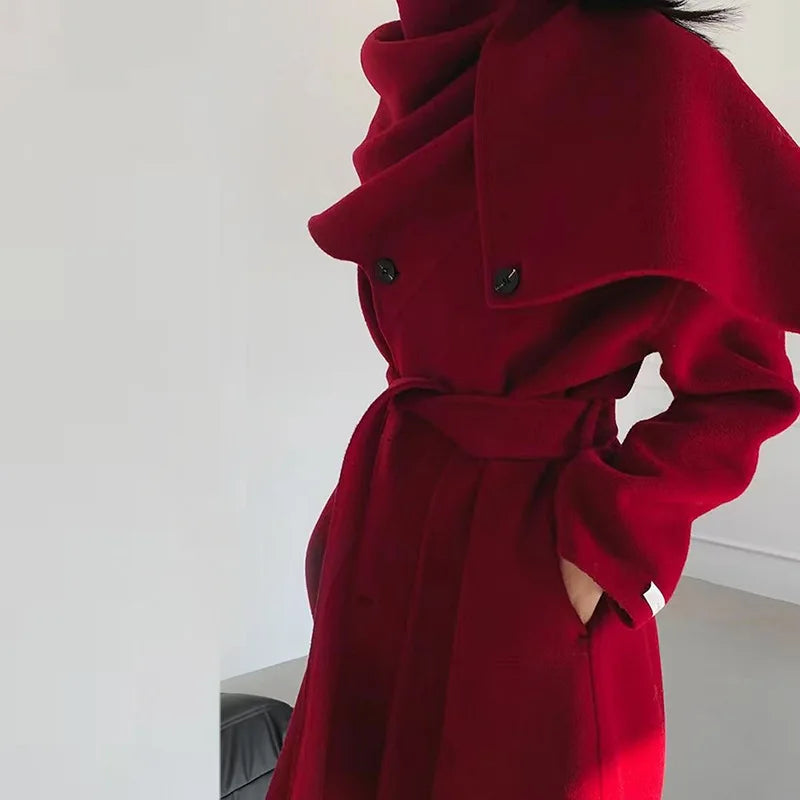 manteau en laine chic LINNAE