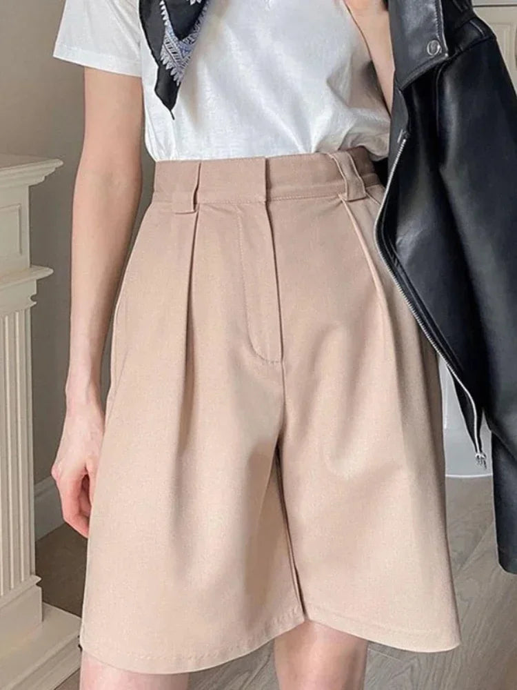 Short long taille haute