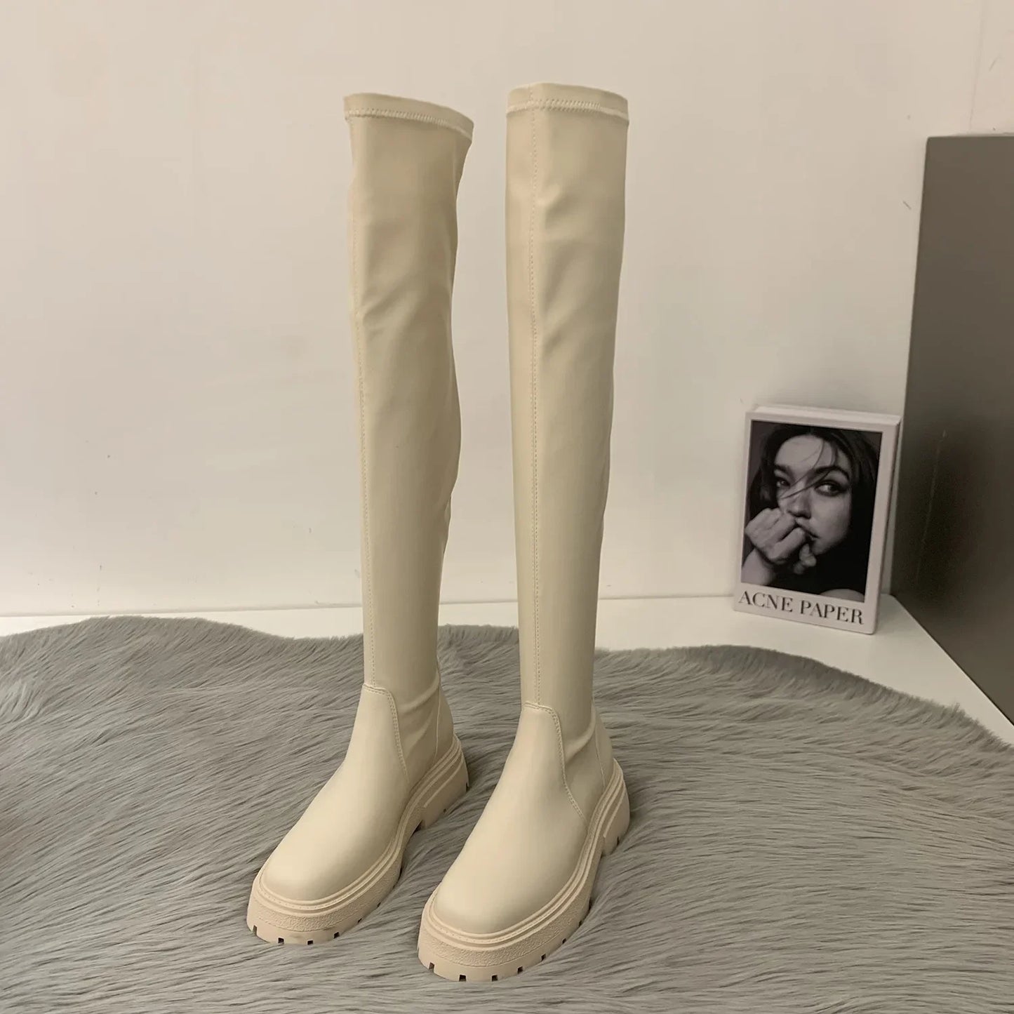 cuissardes talons compensées