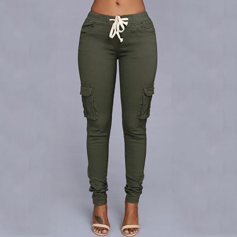 Pantalon blanc Joggers Taille Haute