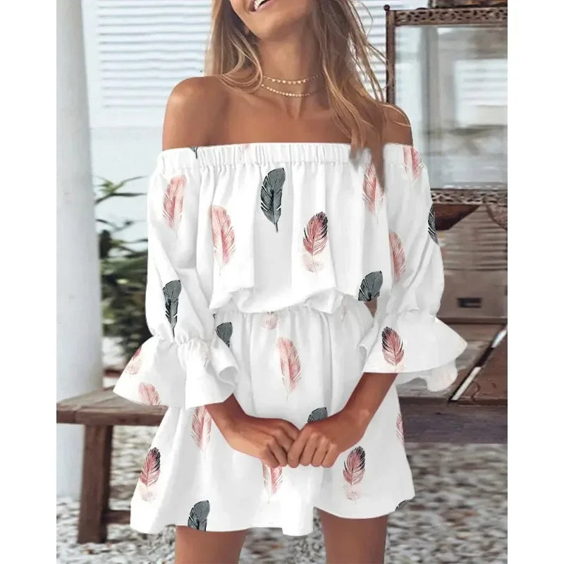 Robe à manches longues décontractée