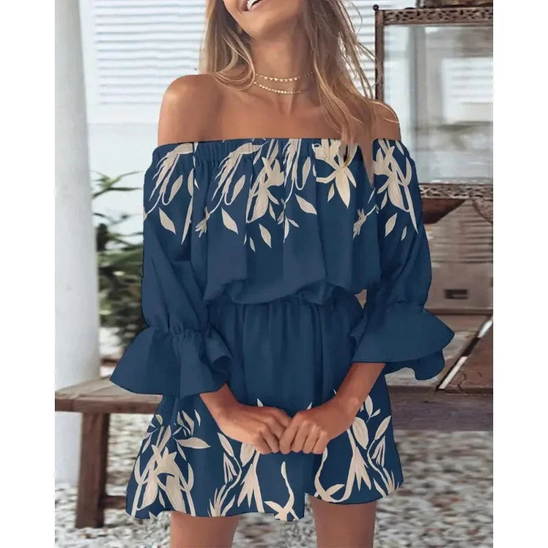 Robe à manches longues décontractée