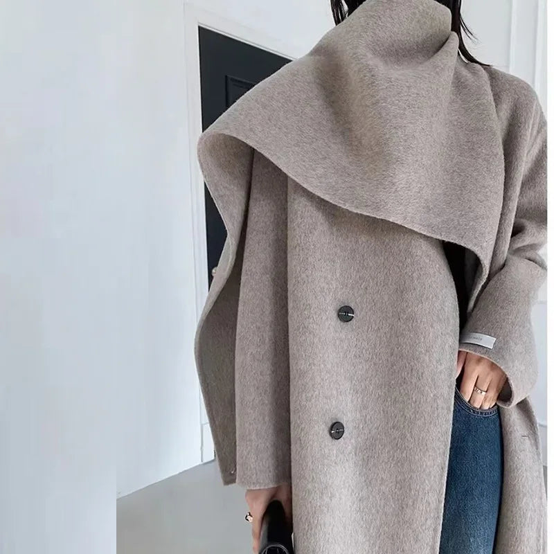 manteau en laine chic LINNAE