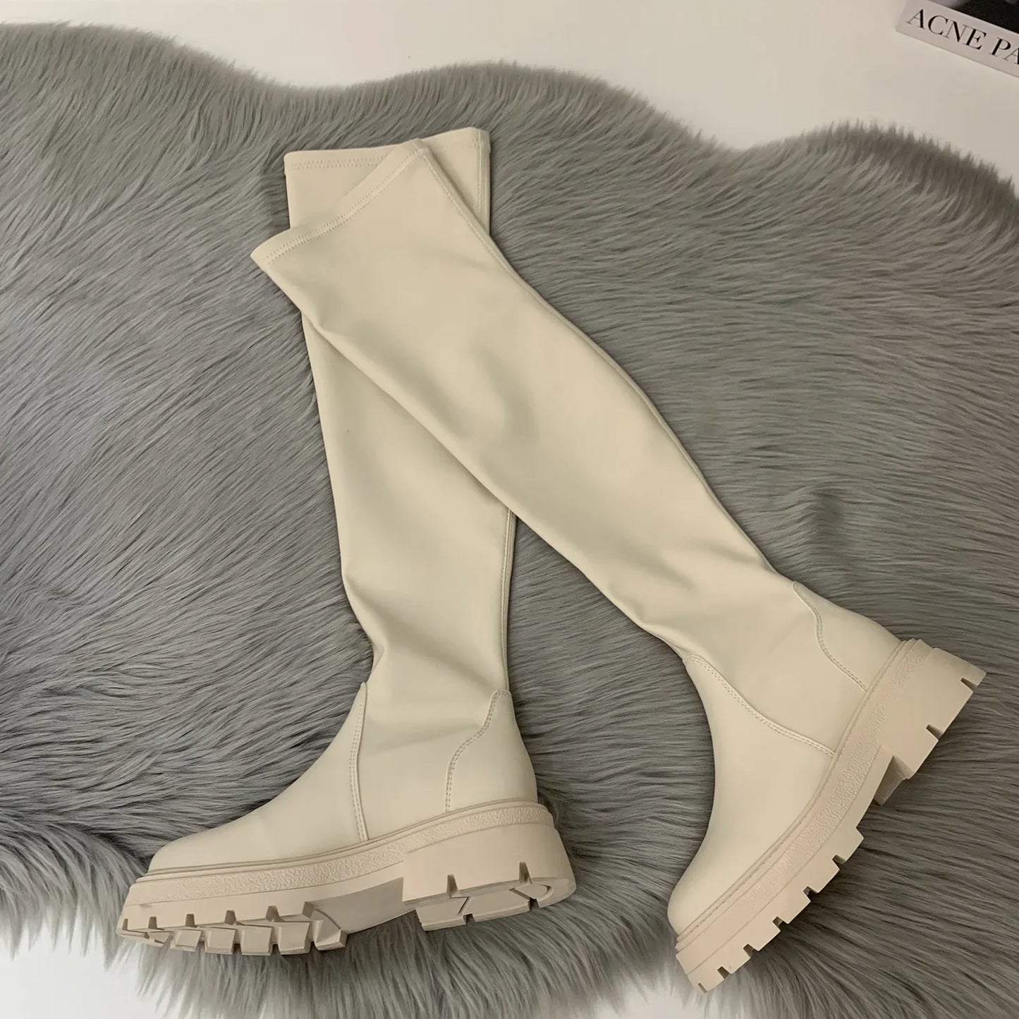 cuissardes talons compensées