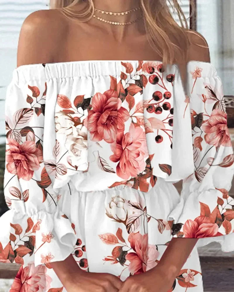 Robe à manches longues décontractée