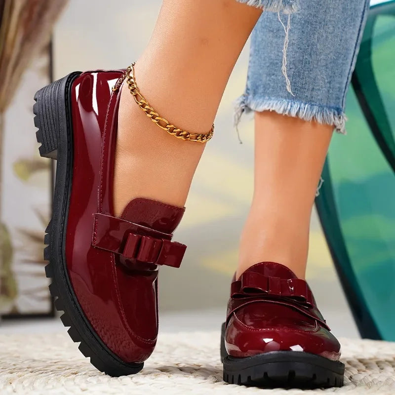 mocassin a plateforme