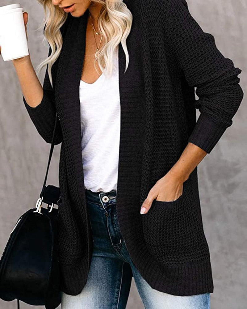 cardigan à col V