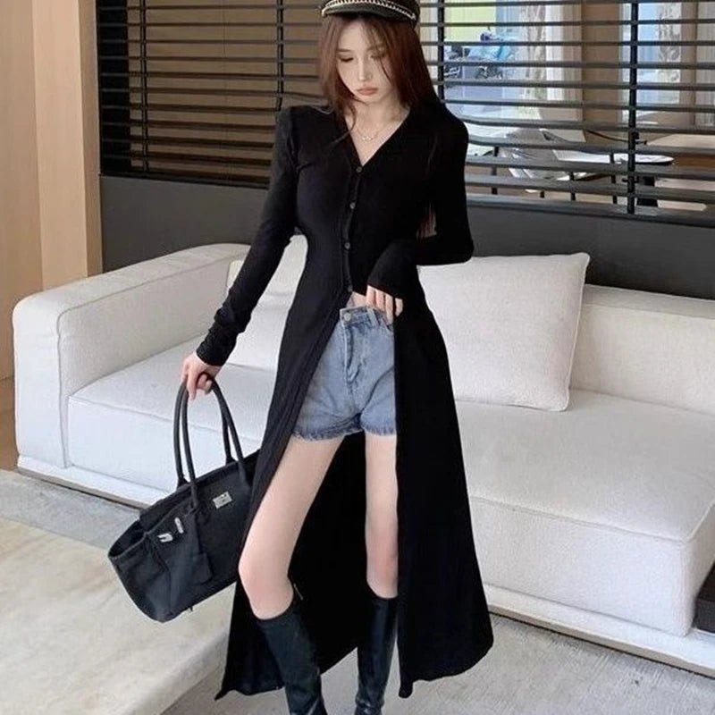 Gilet long noir