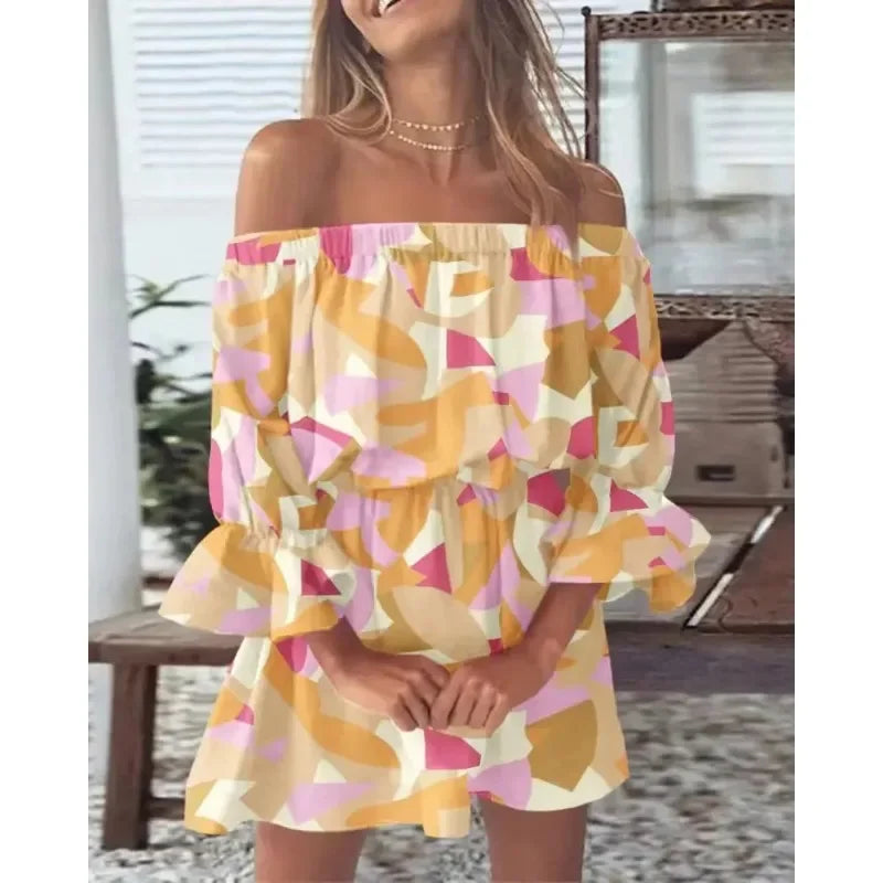 Robe à manches longues décontractée