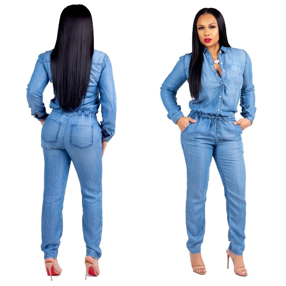 Combinaisons femmes denim