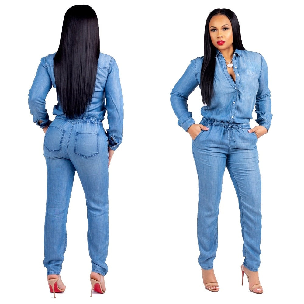 Combinaisons femmes denim