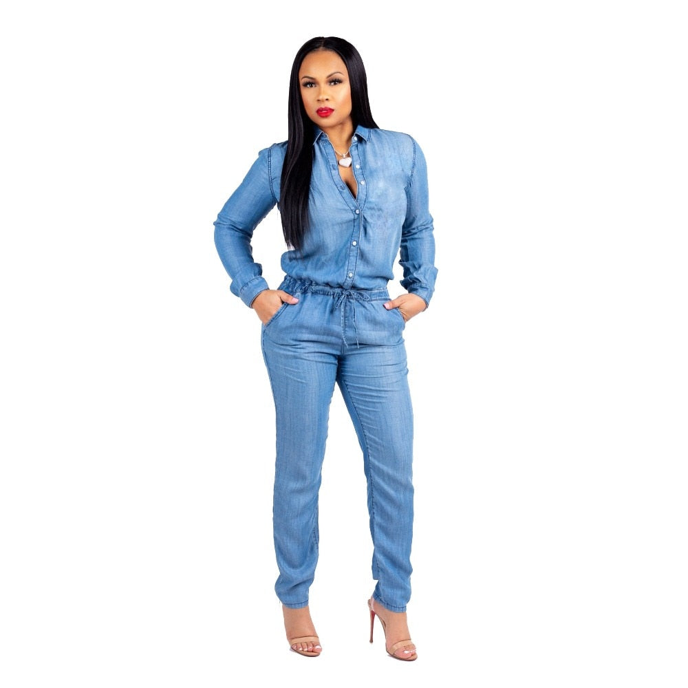 Combinaisons femmes denim