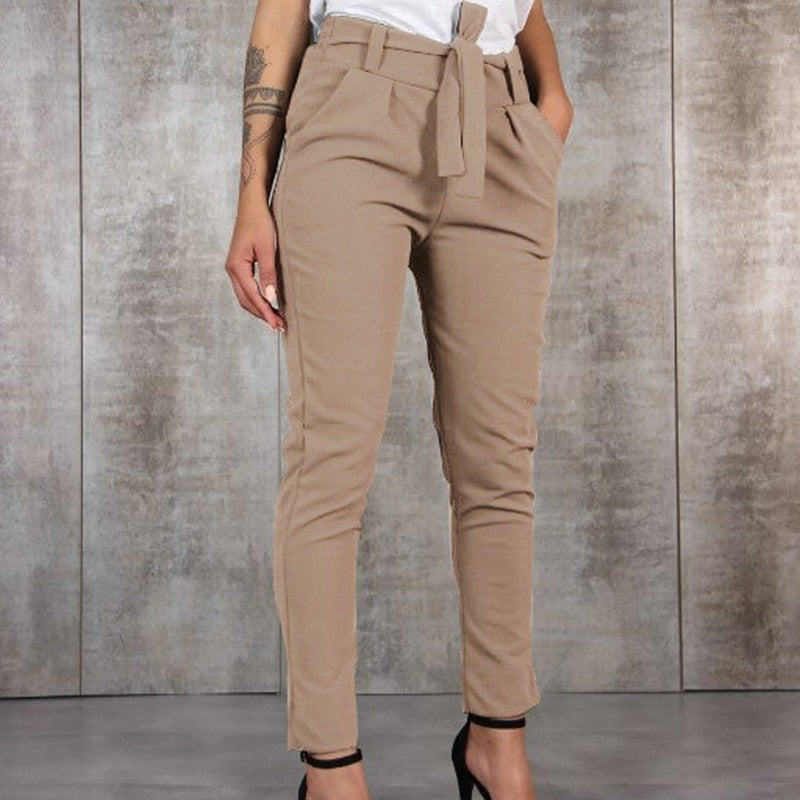 Pantalon chic Slim taille haute