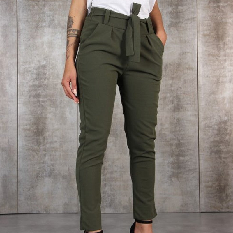 Pantalon chic Slim taille haute