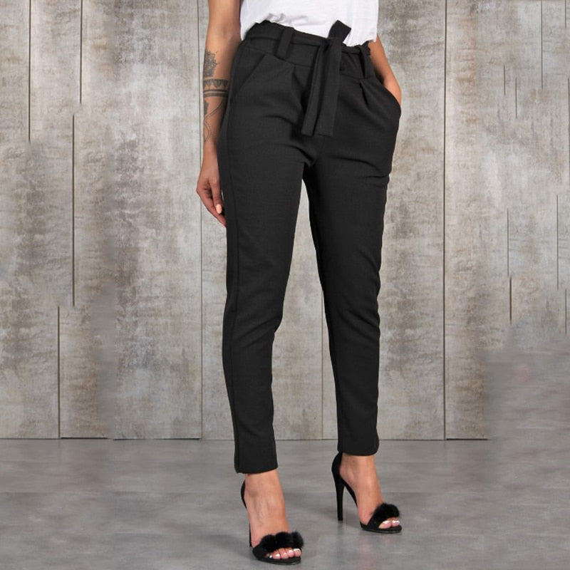 Pantalon chic Slim taille haute