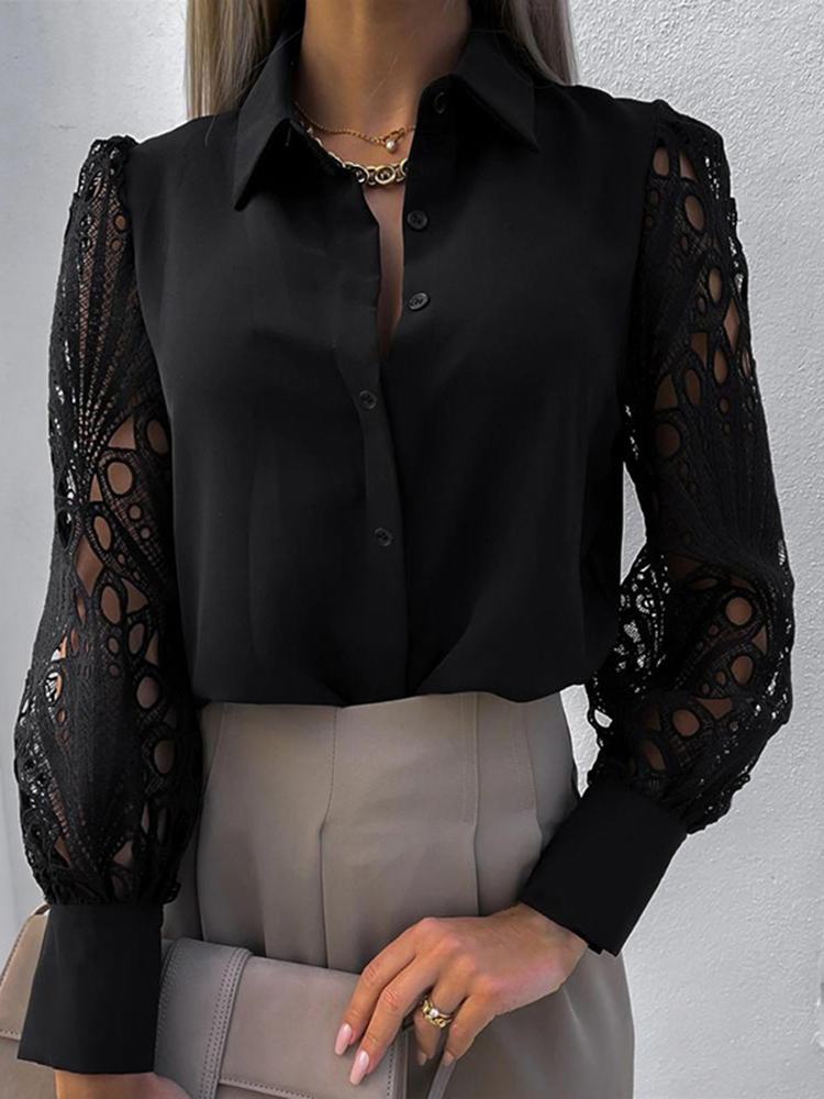 chemise chic en dentelle